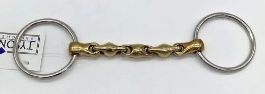 Kugelgebiss Wassertrense Waterford Gebiss 12,5 13,5 14,5 Argentan 4 fach gebrochen