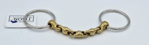 Kugelgebiss Wassertrense Waterford Gebiss 12,5 13,5 14,5 Argentan 4 fach gebrochen