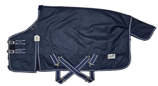 1200 D Winterdecke BLAU Regendecke 100 Gramm F�llung Gr. 65 70 75 80 85 90 95 Turnout Decke Thermodecke