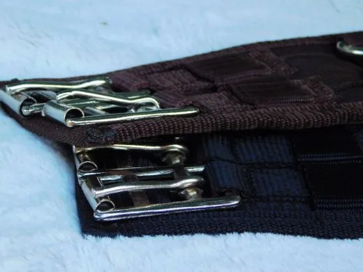 Sattelgurt Kurzgurt 35 45 50 cm Minishetty Shetty Braun Schwarz Neopren Nylon Bauchringe