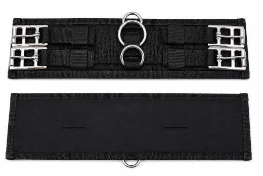 Sattelgurt Kurzgurt 35 45 50 cm Minishetty Shetty Braun Schwarz Neopren Nylon Bauchringe