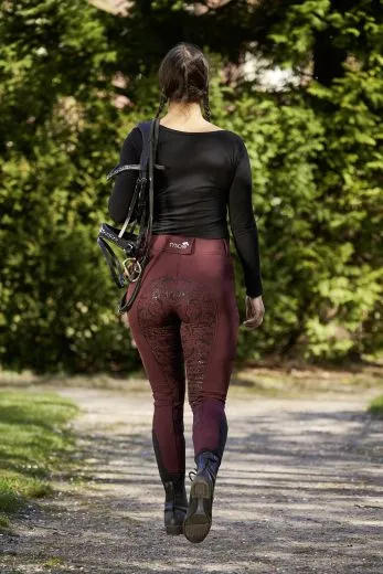 Reithose Days Leggings Reitleggings Olive Merlot 36 38 40 42 44 46 48 50 Vollgrip