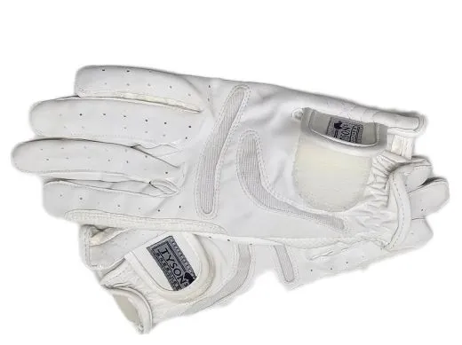 Reithandschuhe  Grippy  Schwarz oder Wei� XXS XS S M L Kunstleder Turnier