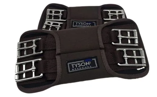 Neo Kurzgurt Extra kurzer Sattelgurt 20 25 30 35 cm Minishetty Welsh Shetty Neopren Schwarz Braun Kurz Gurt