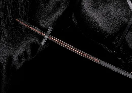 Deister Z�gel gummiert Gummiz�gel Rosegold 2,0 2,6 2,8 3,0 Meter Ros�gold Ros� Gummi Schwarz Hotfix