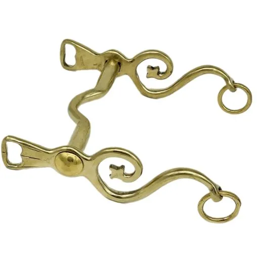 Barock Spanisch Kandare Gold / Silber Farben 12,5 13,5 14,5 15,5 16,5 Show