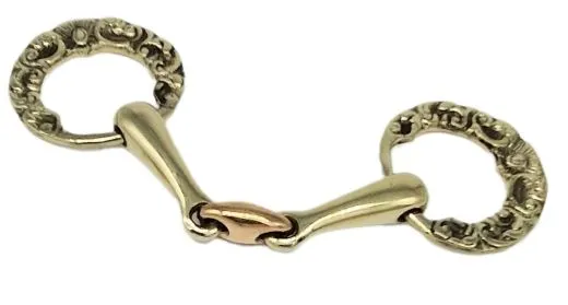 Antik Gebiss gebrochen Blumen Appliziert Spanisch Barock 12,5 13,5 14,5 15,5 16,5 17,5 Gold / Silberfarben Show