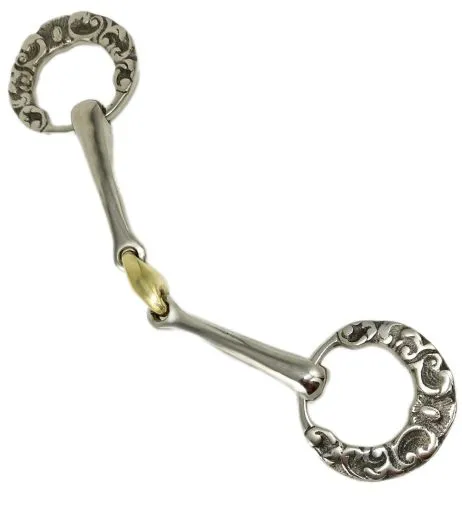 Antik Gebiss gebrochen Blumen Appliziert Spanisch Barock 12,5 13,5 14,5 15,5 16,5 17,5 Gold / Silberfarben Show