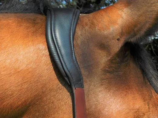 Lederhalfter DON Schwarz Braun o Cognac ergonomisch geformt super weich VB WB XF super weich