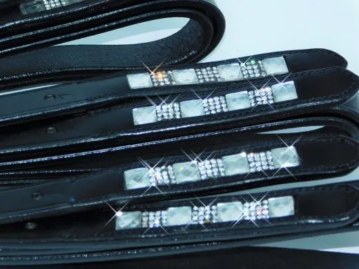 Kinder Steigb�gelriemen Little Liz Riemen f. Steigb�gel 100 cm kurz Schmal ohne Glitzer