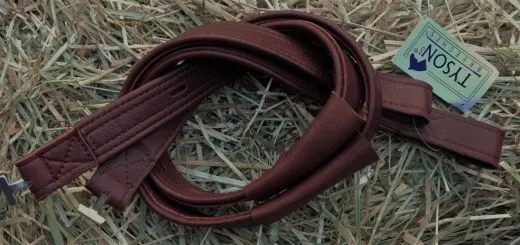 Mono Steigb�gelriemen Webbers Nappa Leder / Nyloneinlage Schwarz Braun / Cognac 45 -65 / 50 -70 cm