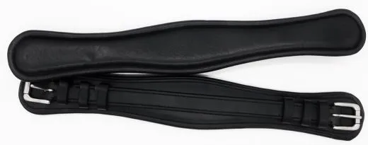 Bauchgurt Fahrgurt Gurt f. Geschirr 1 oder 2 Sp�nner Leder Leder Schwarz