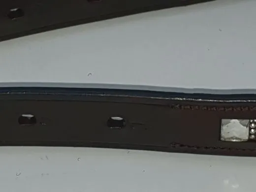 Steigb�gelriemen BIG LIZ Schwarz Braun mit / ohne Glitzer Riemen Kinder Leder 100 110 120 cm L�nge 2,5 cm Breit