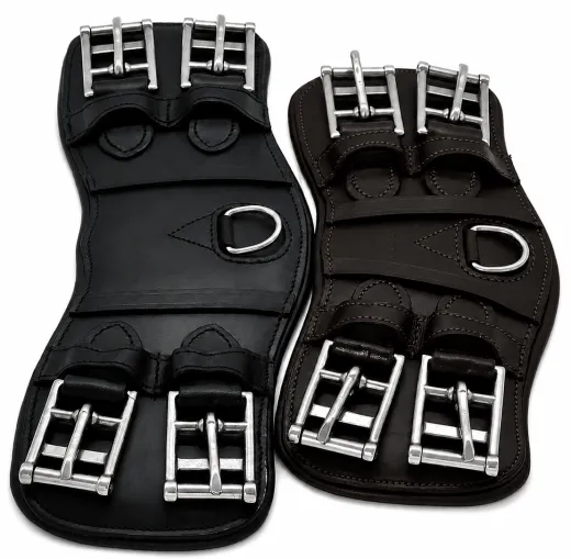 Kurzgurt Leder Minishetty Shetty super Soft 20 25 30 35 cm Sattelgurt anatomisch Braun Schwarz Mondgurt