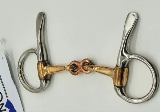 8,4 mm St�rke Half Spoon Gebiss L�ffel Bit Kupfer gebrochen 7,5 8,5 9,5 10,5 11,5 Minishetty Shetty ZART Baucher