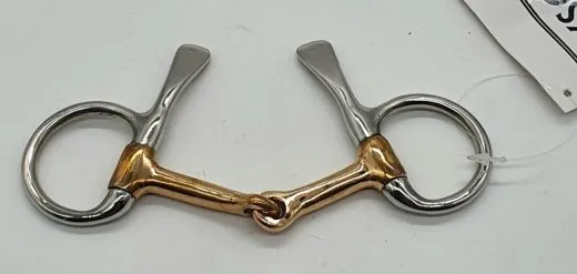 8,4 mm St�rke Half Spoon Gebiss L�ffel Bit Kupfer gebrochen 7,5 8,5 9,5 10,5 11,5 Minishetty Shetty ZART Baucher