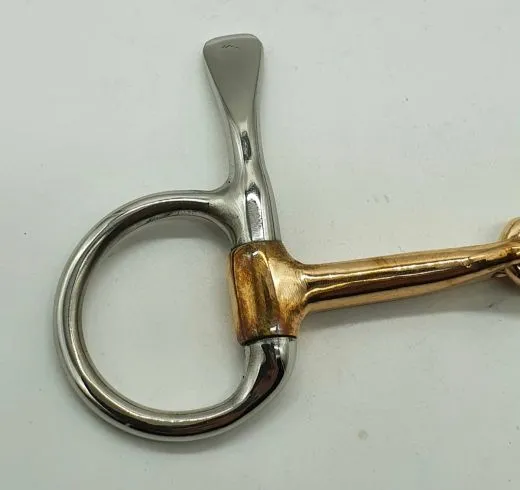 8,4 mm St�rke Half Spoon Gebiss L�ffel Bit Kupfer gebrochen 7,5 8,5 9,5 10,5 11,5 Minishetty Shetty ZART Baucher