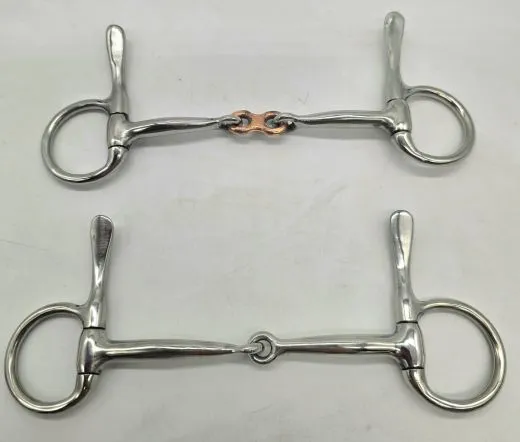 Gebiss Spoon Silber Farben/ Kupfer Lffel Bit einfach oder doppelt gebrochen 7,5 8,5 9,5 10,5 11,5 Minishetty Shetty ZART Baucher