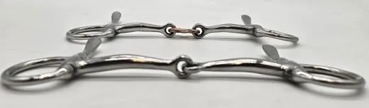 Gebiss Spoon Silber Farben/ Kupfer L�ffel Bit einfach oder doppelt gebrochen 7,5 8,5 9,5 10,5 11,5 Minishetty Shetty ZART Baucher