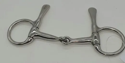 Gebiss Spoon Silber Farben/ Kupfer L�ffel Bit einfach oder doppelt gebrochen 7,5 8,5 9,5 10,5 11,5 Minishetty Shetty ZART Baucher