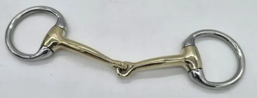 Wassertrense D Ring Gebiss German Silver 9,5 10,5 11,5 Super Zart und FEIN verarbeite einfach gebrochen