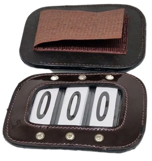 Kopfnummern Turnier Strass Glitzer Glatt + Lack Leder Braun Schwarz Klett 1 Paar = 2 St�ck