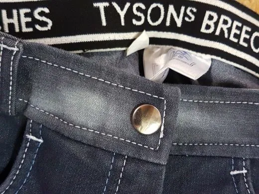 Reithose Elli Jeans Stoned Wash Schlupf Voll Grip 34 36 38 40 42 44 46 48 50 ab 59,00�