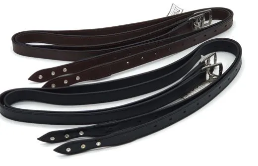 Steigb�gelriemen Glitzer Braun Schwarz 145 155 165 cm Nummern 1-12 ERHABEN ! Riemen Steigb�gel