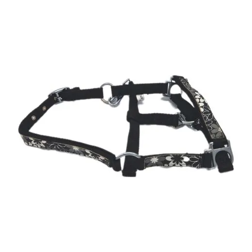 Bl�men Halfter Schwarz Nylon Minishetty Shetty Retro Minishetty Shetty Nylonhalfter Fohlen Schwarz Wei� Bl�mchen