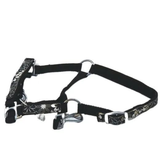 Bl�men Halfter Schwarz Nylon Minishetty Shetty Retro Minishetty Shetty Nylonhalfter Fohlen Schwarz Wei� Bl�mchen