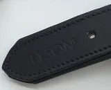 Lederhalsband SALMI Hellblau / Trkis Schwarz Leder -unterlegt Halsband LEDER Breit sehr stabil M L XL Hohe Zugkraft