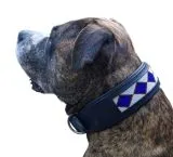 Lederhalsband Apach Indianer Schwarz Perlen Schwarz Braun Unterlegt Halsband LEDER Breit sehr stabil M L XL Hohe Zugkraft