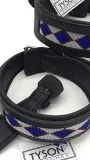 Lederhalsband Apach Indianer Schwarz Perlen Schwarz Braun Unterlegt Halsband LEDER Breit sehr stabil M L XL Hohe Zugkraft
