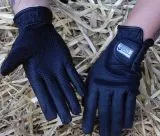 Reithandschuhe  Grippy  Schwarz oder Wei� XXS XS S M L Kunstleder Turnier
