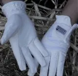 Reithandschuhe  Grippy  Schwarz oder Wei� XXS XS S M L Kunstleder Turnier