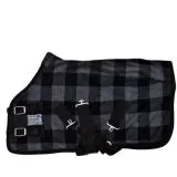Fleece Abschwitzdecke Fohlendecke Minishetty Fohlen Minifohlen Gray Stripes 60 cm R�ckenl�nge Grau Stripes
