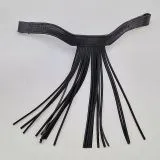 Stirnband Jorge spanisch Stirnriemen Schwarz Fransen Frotalera VB WB X Full Leder Fransenstirnband V Frmig