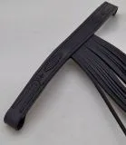 Stirnband PAOLO spanisch Stirnriemen Schwarz Fransen Frotalera Pony VB WB Leder Fransenstirnband gerade