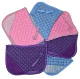 Glitzer Schabracke Sunny Rosa Hellblau Lila NUR Gr. Minishetty 46/34 cm Baumwollen Falabella Minipony Satteldecke kleine Pl�schpferd