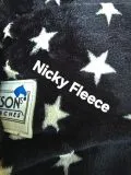Glori Abschwitzdecke Sterne Schwarz Nicki Fleece 65 70 75 80 85 90 95 100 cm STARS Fleecedecke Minishetty Shetty Welsh