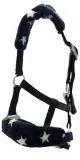 Glori Halfter Nicky Fleece Schwarz Minishetty Shetty Fohlenhalfter Nylonhalfter Plsch