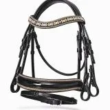 Luna Chic Ledertrense Lack Glitzer incl. Z�gel Minishetty Shetty Welsh Glitzertrense