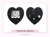 Kopfnummern Kopfnummer klein Minishetty Shetty 1 Set = 2 St�ck Glitzer Strass Startnummer Startnummern Turnier