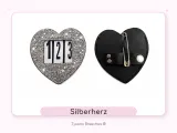 Kopfnummern Kopfnummer klein Minishetty Shetty 1 Set = 2 St�ck Glitzer Strass Startnummer Startnummern Turnier