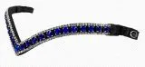 Royal Stirnriemen Kaltblut X Full XX Full Royal Ruby Royal Ice 45 / 55 cm Glitzerstirnband Schnellverschluss-System