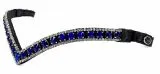 Royal Stirnriemen Kaltblut X Full XX Full Royal Ruby Royal Ice 45 / 55 cm Glitzerstirnband Schnellverschluss-System
