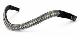 Stirnriemen Nova Stirnband XF XXFull Glitzer Strass Kaltblut extra lang geschwungen Schnellverschluss-System 45 50 cm