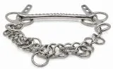 Liverpool Gebiss Stange 1,5 cm 3 Slot 15,5 16,5 17,5 + Kinnkette Kaltblut Fahrgebiss �bergr��e