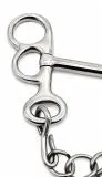 Butterfly Stange Gebiss + Kinnkette 9,5 10,5 11,5 St�rke 10 mm Shetty Minishetty Welsh Edelstahl Pony Stangengebiss
