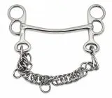 Butterfly Stange Gebiss + Kinnkette 9,5 10,5 11,5 St�rke 10 mm Shetty Minishetty Welsh Edelstahl Pony Stangengebiss
